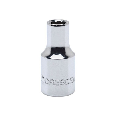 Weller Crescent 8 mm X 1/4 in. drive Metric 6 Point Standard Socket 1 pc CDS15N